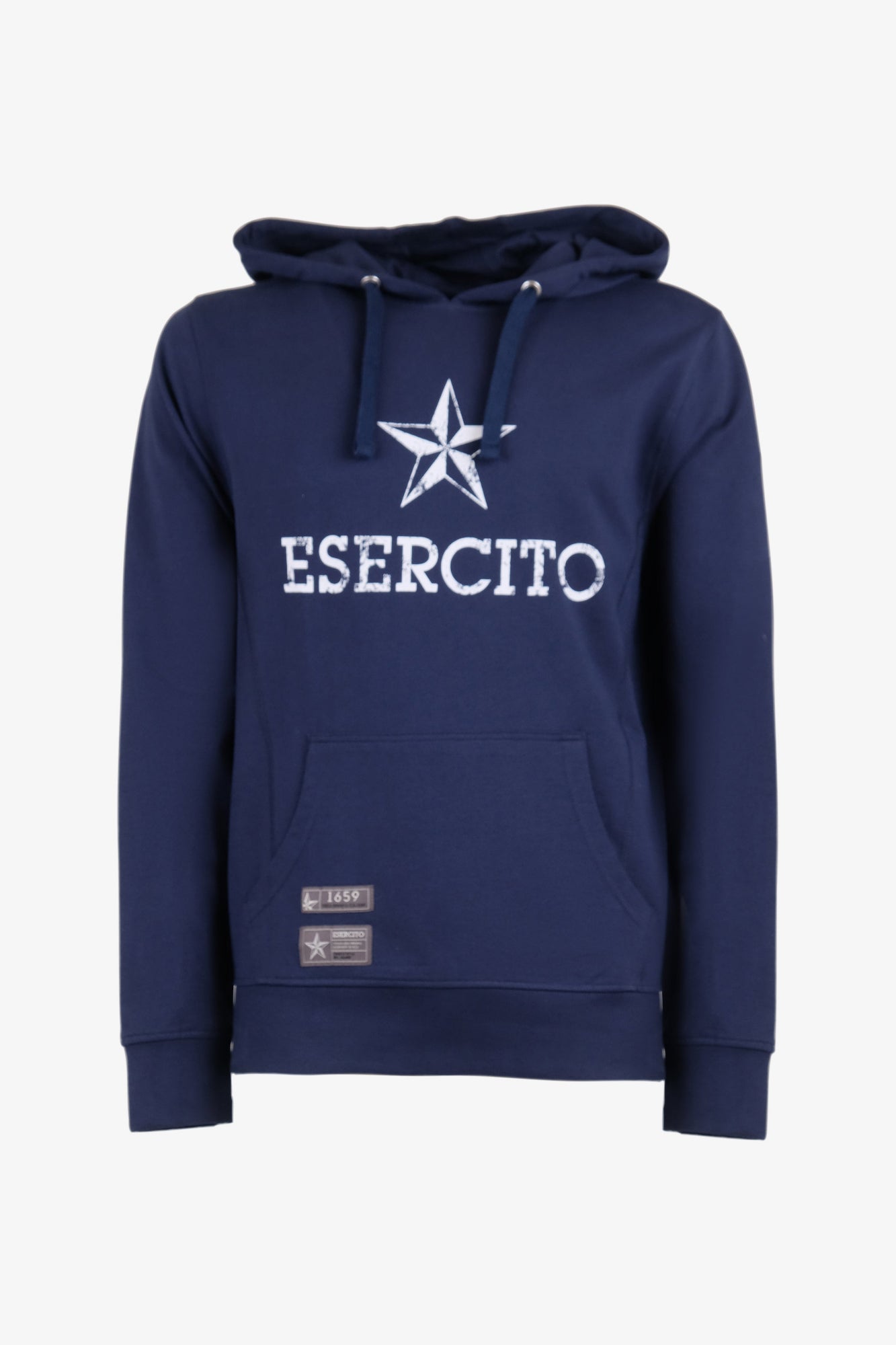 Felpa Con Cappuccio Uomo Alexanderplatz Berlin - Colore Esercito - Taglia XXXXL - 50% Cotone 50% Poliestere 280g/m²